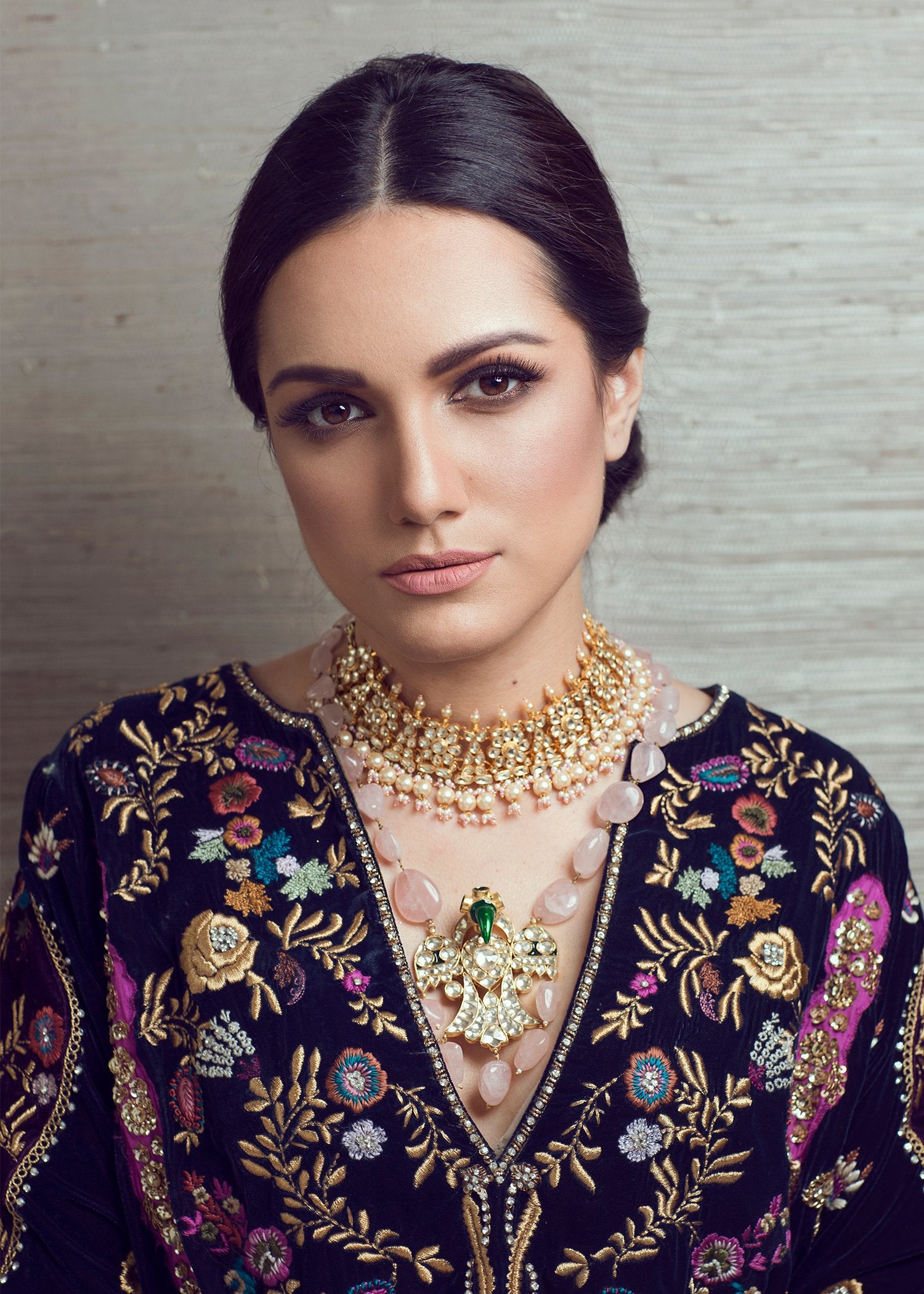 Amal Earrings and Necklace